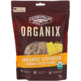 Castor & Pollux, Organix, органическое печенье для собак, с ароматом сыра чеддер, 12 унций (340 г)