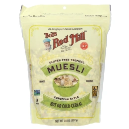 Bob's Red Mill, тропические мюсли без глютена, со вкусом манго и кокоса, 397 г (14 унций)