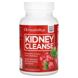 Health Plus, Средство для очищения почек Kidney Cleanse, 550 мг, 60 капсул