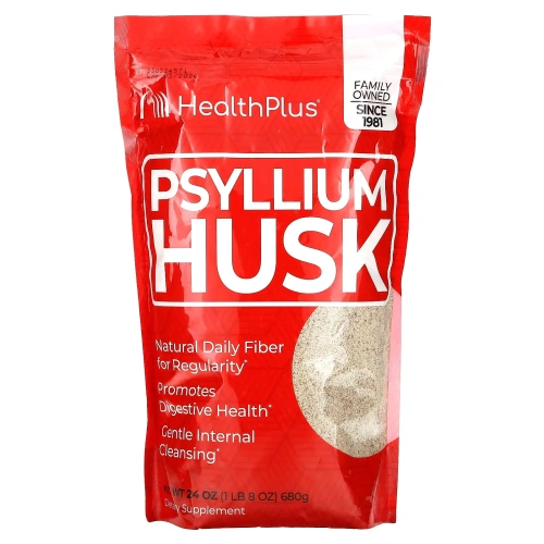 Health Plus, 100% чистая шелуха подорожника, 24 унций (680 г)