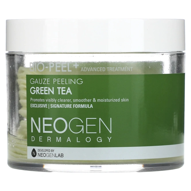 Neogen, Bio-Peel, диски для пилинга, зеленый чай, 30 шт., 200 мл