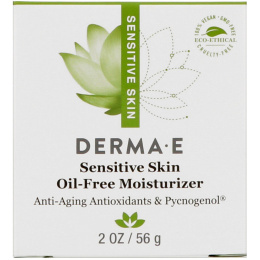 Derma E, Увлажняющее средство для чувствительной кожи, без масла, 2 унц. (56 г)