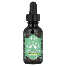 Herbs Etc., ChlorOxygen® в каплях, со вкусом лимонада, 30 мл (1 жидк. унция)