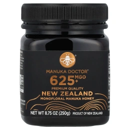 Manuka Doctor, Монофлорный мед манука, MGO 625+, 250 г (8,75 унции)