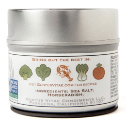 Gustus Vitae, Соль для гурманов, морская соль васаби, 3 унции (86 г)