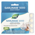 Nature's Way, Garlinase® 5000, экстракт чеснока, 320 мг, 100 веганских таблеток с кишечнорастворимой оболочкой