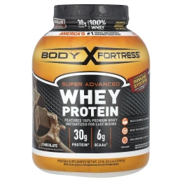Body Fortress, Super Advanced Whey Protein, улучшенный сывороточный протеин, со вкусом шоколада, 1769 г (3,9 фунта)
