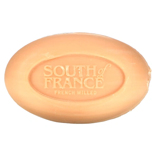 South of France, Кусковое мыло, пилированное по-французски, с органическим маслом ши, с ароматом цветущей вишни, 170 г (6 унций)