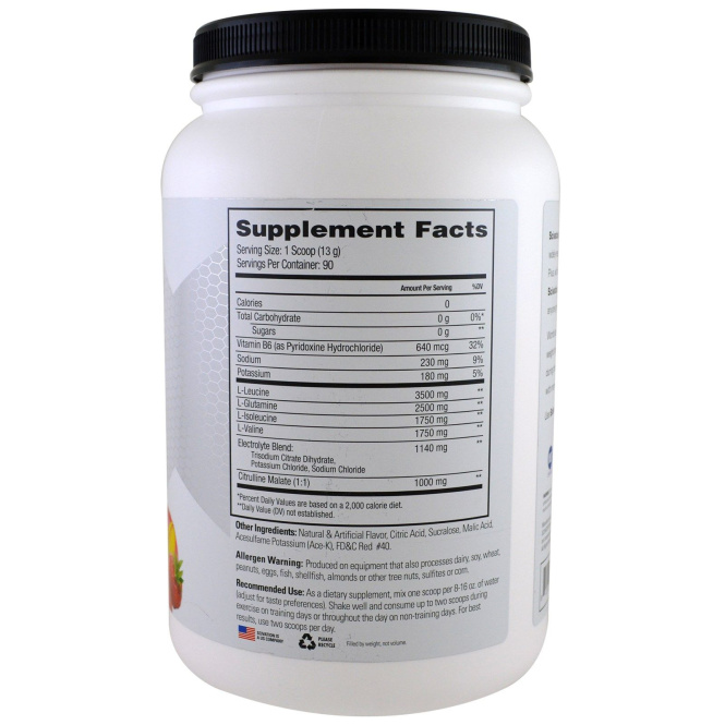 Scivation, Xtend, аминокислоты с разветвленной цепью (BCAA), клубника и манго, 41.2 унц. (1170 г.)