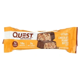 Quest Nutrition, Протеиновый батончик Quest Hero с хрустящим шоколадом и арахисовым маслом 12 батончиков