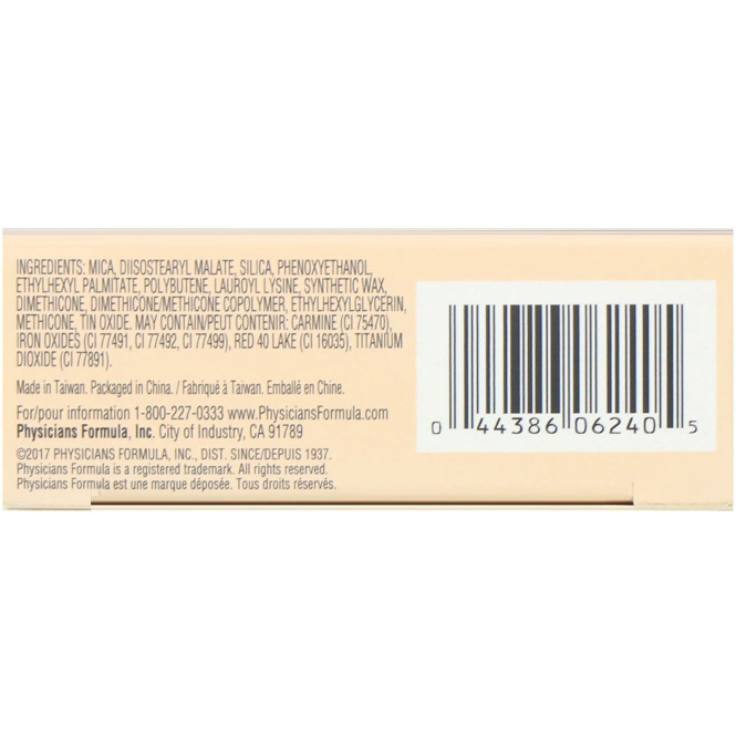 Physicians Formula, Блестящие полоски, все в одном, специальная нудовая палитра, для глаз и лица, натуральный нудовый оттенок, 0,26 унции (7,5 г)