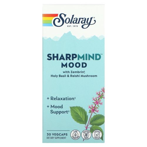 Solaray, SharpMind Mood 30 вег капсул