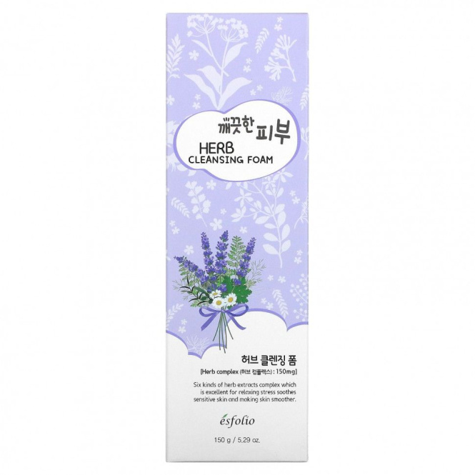 Esfolio, Herb Cleansing Foam, 5.29 oz (150 g)