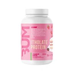 Raw Nutrition, Bum, протеин Itholate®, со вкусом клубничного кекса, 775 г (27,34 унции)