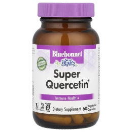 Bluebonnet Nutrition, Супер-кверцетин, 60 капсул в растительной оболочке