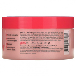 Yes To, Грейпфрут, отшелушивающие кислотные диски для придания блеска, 12 стеганых двусторонних подушечек