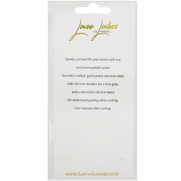 Lavaa Lashes, Щипцы для завивки ресниц, золотистые, 1 шт.