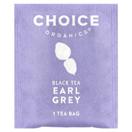 Choice Organic Teas, Black Tea, Earl Grey, 16 чайных пакетиков, 32 г (1,12 унции)