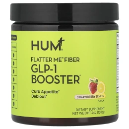 HUM Nutrition, Flater Me®, клетчатка, ГПП-1, со вкусом клубники и лимона, 120 г (4 унции)