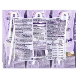 Binggrae, Ароматизированный молочный напиток, таро, 6 коробок по 200 мл (6,8 жидк. унц.)