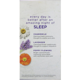 Bigelow, Benefits, Сон, травяной чай с ромашкой и лавандой, 18 чайных пакетиков, 1,44 унц. (40 г)