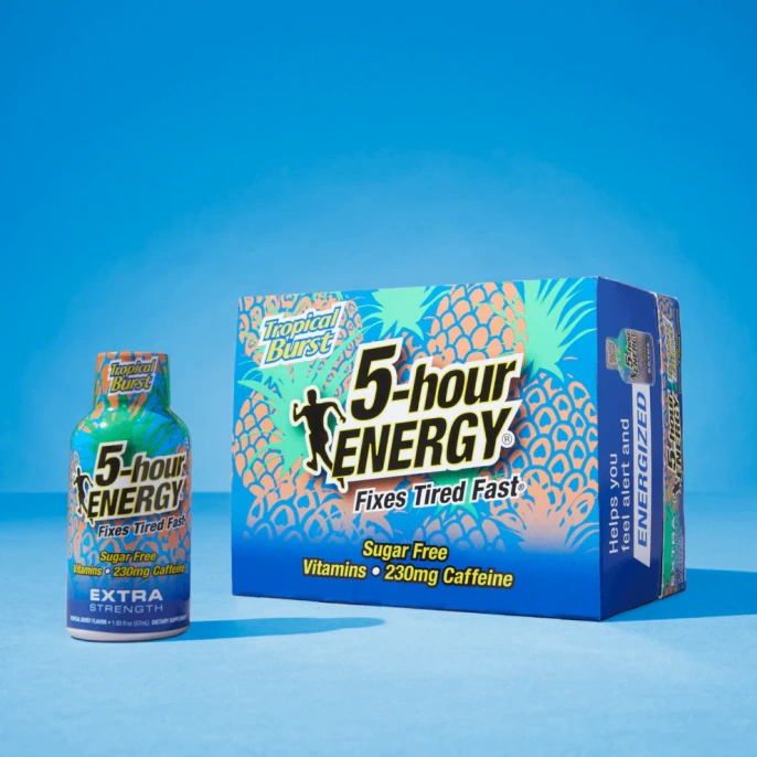 5 Hour Energy, Особо крепкий. Тропический взрыв 12 бутылок