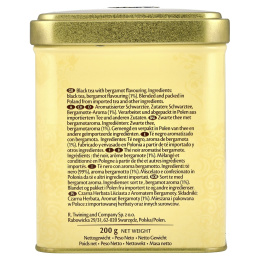 Twinings, Earl Grey, листовой чай, некрепкий, 200 г (7,05 унции)