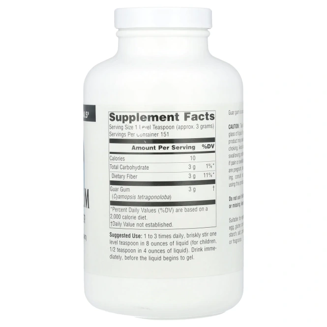 Source Naturals, Гуаровая камедь, порошок, 454 г (16 унций)