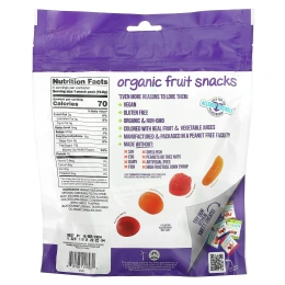 YumEarth, Органические фруктовые снеки, 5 упаковок, вес каждой 19,8 г (0,7 унции)