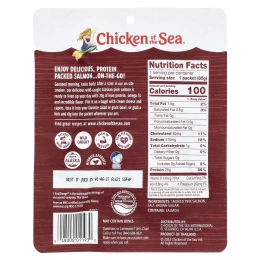 Chicken of the Sea, Аляскинская горбуша, копченая из дикой рыбы, натуральное копчение на древесине, 85 г (3 унции)