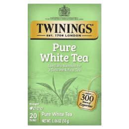 Twinings, Чистый белый чай, 20 чайных пакетиков, 30 г (1,06 унции)