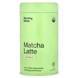Morning Made, матча латте, смесь с ванилью, 240 г (8,46 унции)