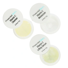 PrescriptSkin, набор пробных продуктов с витамином С, 3 баночки по 7,1 г (0,25 унции)
