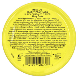 Bach, Rescue Sleep®, пастилки из черной смородины, 35 шт., 50 г (1,7 унции)