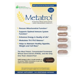 American Biosciences, Metatrol®, Fermented Wheat Germ Extract, 60 Vegetarian Capsules