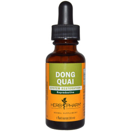 Herb Pharm, Дудник китайский (донг квай), 1 жидкая унция (30 мл)