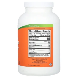 Now Foods, Сертифицированный органический порошок спирулины, 1 фунт (454 г)