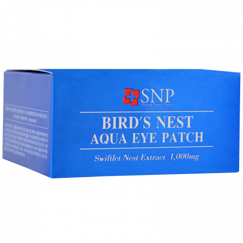 SNP, патчи с экстрактом птичьих гнезд для кожи вокруг глаз, 60 штук