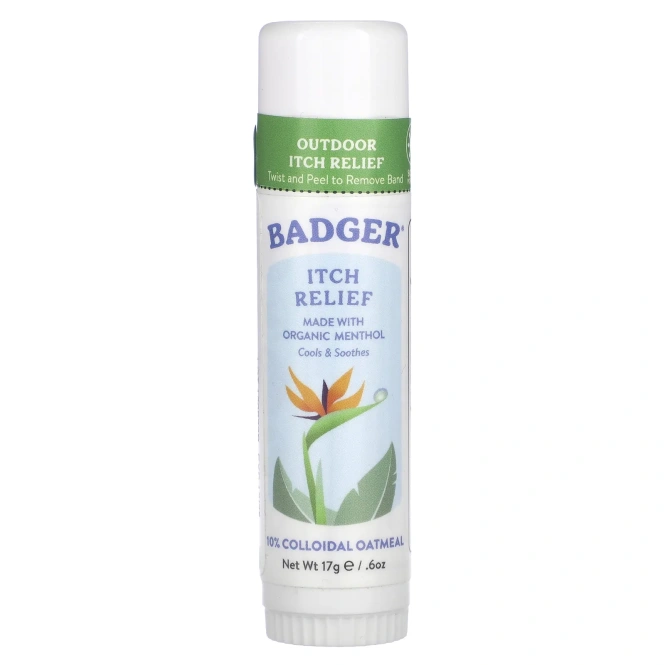 Badger Company, Бальзам после укусов насекомых, 60 oz (17 г)