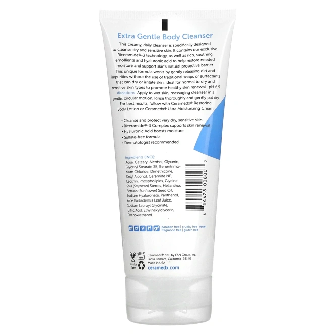 Ceramedx, Очень мягкое очищающее средство, не содержит отдушек, 177 мл