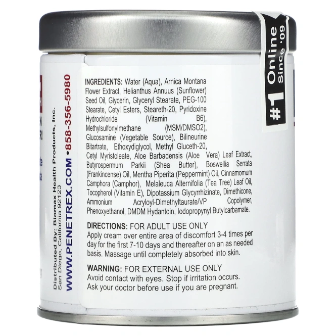 Penetrex, Восстанавливающий и восстанавливающий крем, 57 г (2 унции)