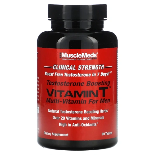 MuscleMeds, Vitamin T Мультивитамин для мужчин 90 таблеток