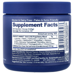 BodyHealth, Perfect Amino ™, мокко, 178,5 г (6,3 унции)