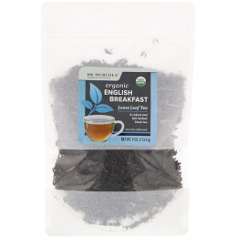 Dr. Mercola, Органический чай English Breakfast, листовой чай, 4 унц. (113,4 г)