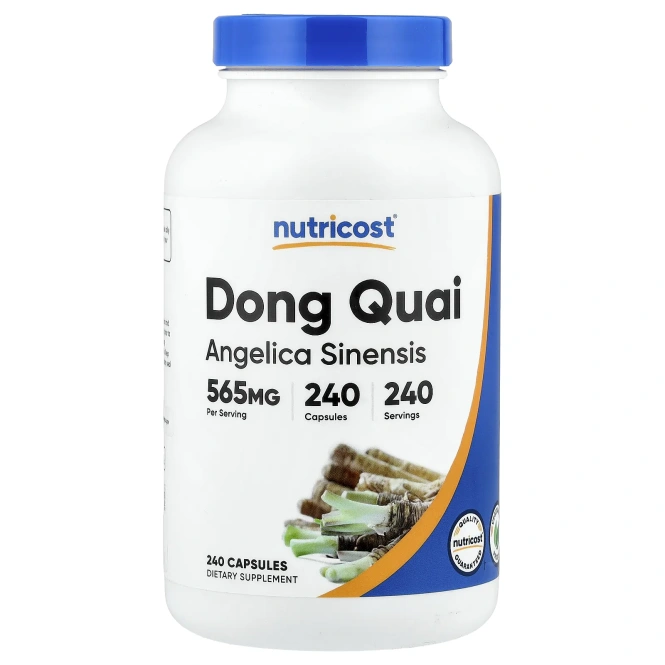 Nutricost, Dong Quai, 565 мг, 240 капсул