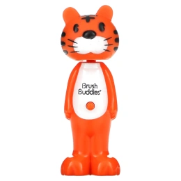 Brush Buddies, Poppin', зубастый тигр Тоби, мягкая, 1 зубная щетка