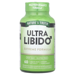 Nature's Truth, Ultra Libido, Extreme Formula, 60 мягких таблеток Liquid Max