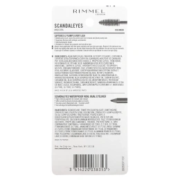 Rimmel London, Тушь для ресниц Scandaleyes с водостойким лайнером Kohl Kajal, 003 Extreme Black, набор из 2 предметов
