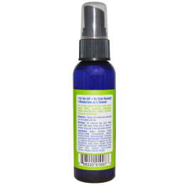 Madre Labs, Лемонграсс, на ходу, средство очистки рук, без спирта, с алоэ, 2 жидк. унц. (60 мл)