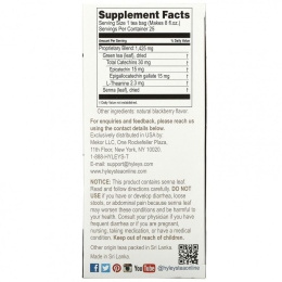 Hyleys Tea, Slim Tea, ежевика, чайные пакетики в фольгированных пакетиках, 37,5 г (1,32 унции)